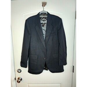 Vintage Arnold Palmer Sport Coat Blazer Jacket 40L Black RN15099